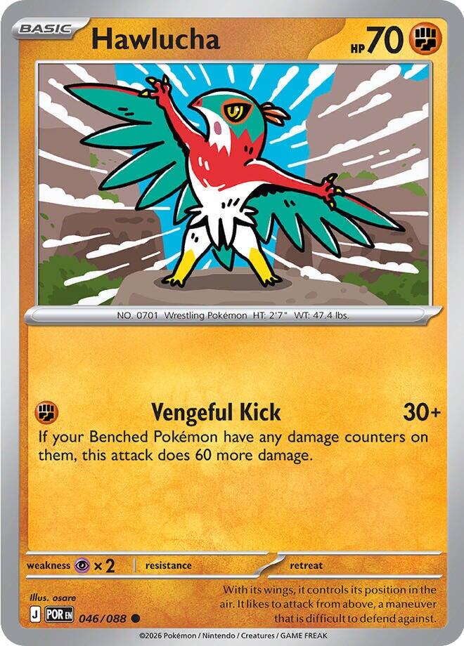 Hawlucha (046/088) [Mega Evolution: Perfect Order] | Exor Games Bridgewater