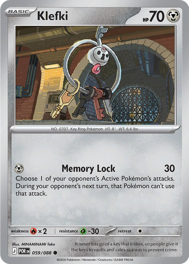 Klefki (059/088) [Mega Evolution: Perfect Order] | Exor Games Bridgewater
