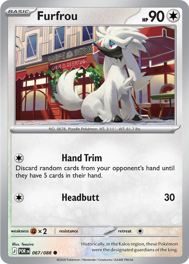 Furfrou (067/088) [Mega Evolution: Perfect Order] | Exor Games Bridgewater