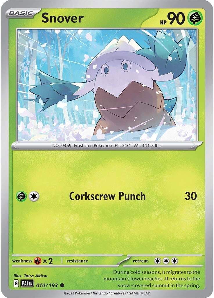 Snover (010/193) [Scarlet & Violet: Paldea Evolved] | Exor Games Bridgewater