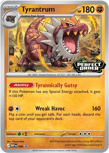 Tyrantrum (066) [Staff] [Mega Evolution Promo] | Exor Games Bridgewater