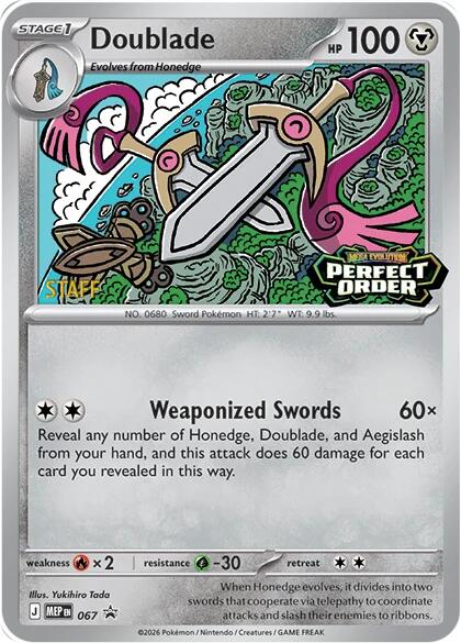 Doublade (067) [Staff] [Mega Evolution Promo] | Exor Games Bridgewater
