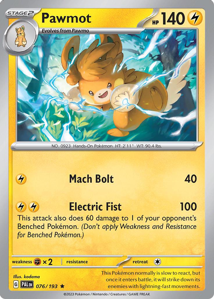 Pawmot (076/193) (Deck Exclusives) [Scarlet & Violet: Base Set] | Exor Games Bridgewater