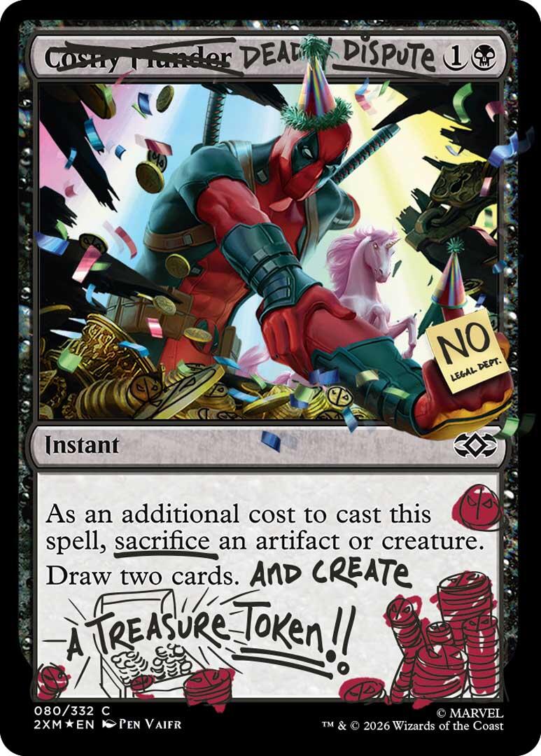 Deadly Dispute (080) (Pool Party Foil) [Secret Lair Drop Series] | Exor Games Bridgewater