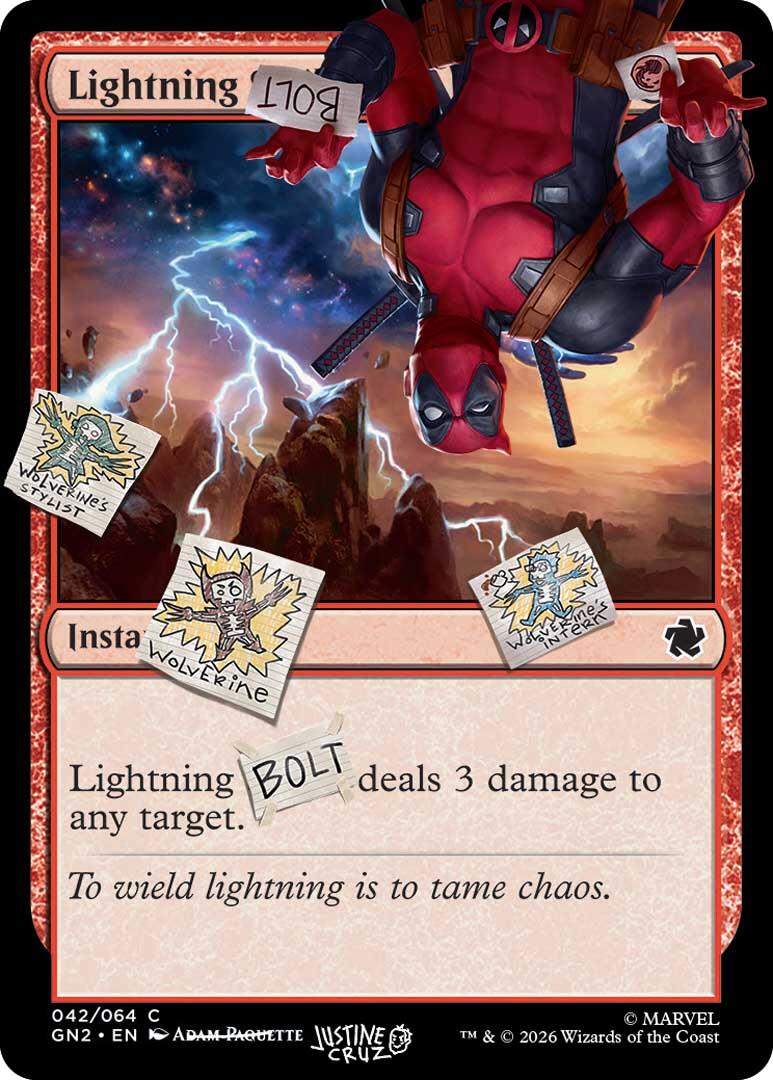 Lightning Bolt (042) [Secret Lair Drop Series] | Exor Games Bridgewater