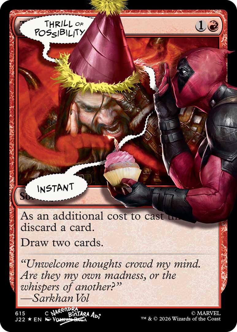 Thrill of Possibility (615) (Pool Party Foil) [Secret Lair Drop Series] | Exor Games Bridgewater