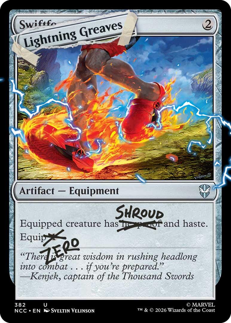 Lightning Greaves (382) [Secret Lair Drop Series] | Exor Games Bridgewater