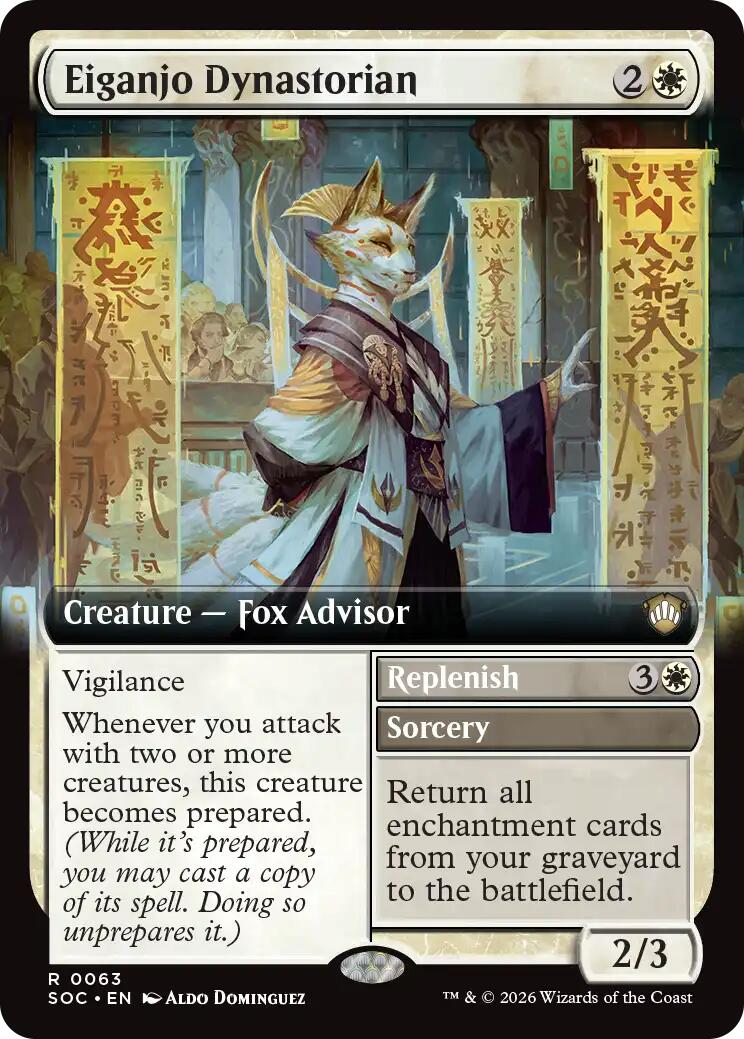 Eiganjo Dynastorian (Extended Art) [Secrets of Strixhaven Commander] | Exor Games Bridgewater