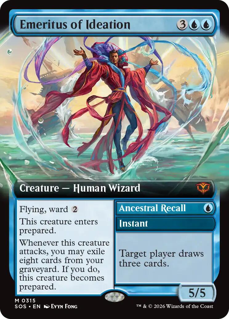 Emeritus of Ideation (Extended Art) [Secrets of Strixhaven] | Exor Games Bridgewater