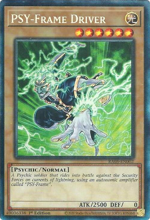 PSY-Frame Driver (Collector's Rare) [RA05-EN002] Collector's Rare | Exor Games Bridgewater