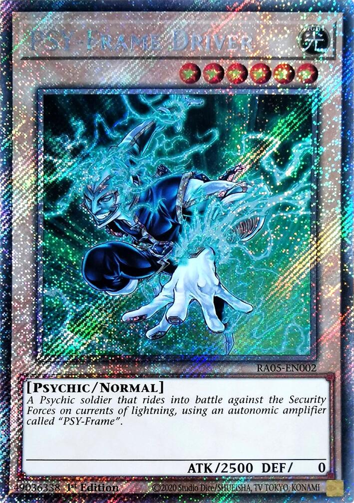 PSY-Frame Driver (Platinum Secret Rare) [RA05-EN002] Platinum Secret Rare | Exor Games Bridgewater