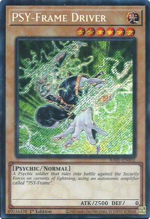 PSY-Frame Driver (Secret Rare) [RA05-EN002] Secret Rare | Exor Games Bridgewater