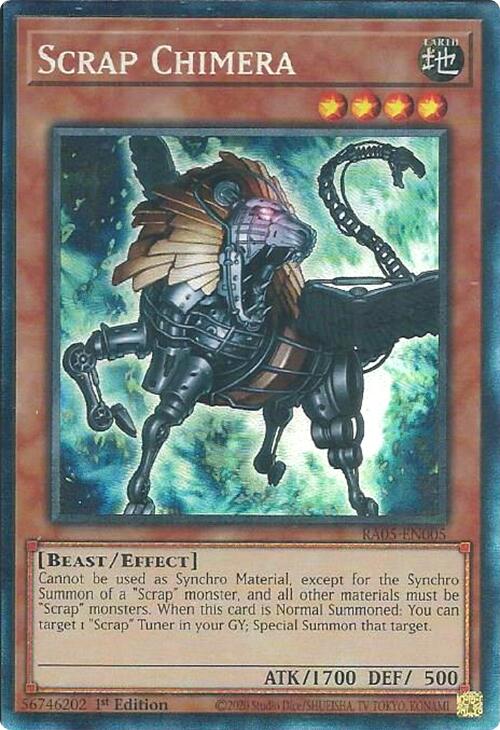 Scrap Chimera (Collector's Rare) [RA05-EN005] Collector's Rare | Exor Games Bridgewater