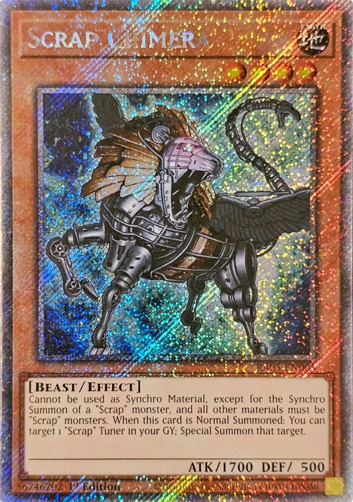 Scrap Chimera (Platinum Secret Rare) [RA05-EN005] Platinum Secret Rare | Exor Games Bridgewater