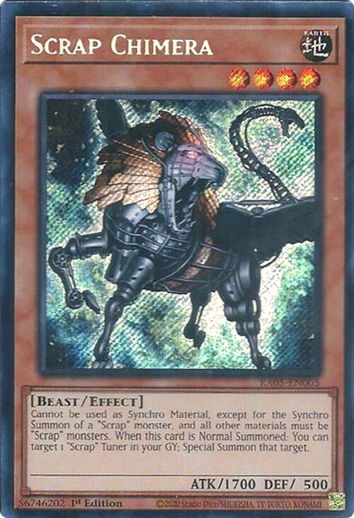 Scrap Chimera (Secret Rare) [RA05-EN005] Secret Rare | Exor Games Bridgewater