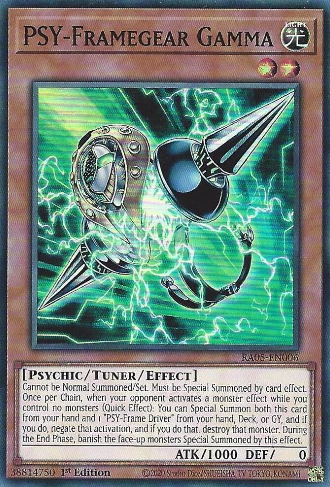 PSY-Framegear Gamma [RA05-EN006] Super Rare | Exor Games Bridgewater