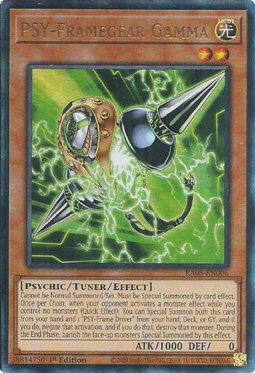 PSY-Framegear Gamma (Ultimate Rare) [RA05-EN006] Ultimate Rare | Exor Games Bridgewater