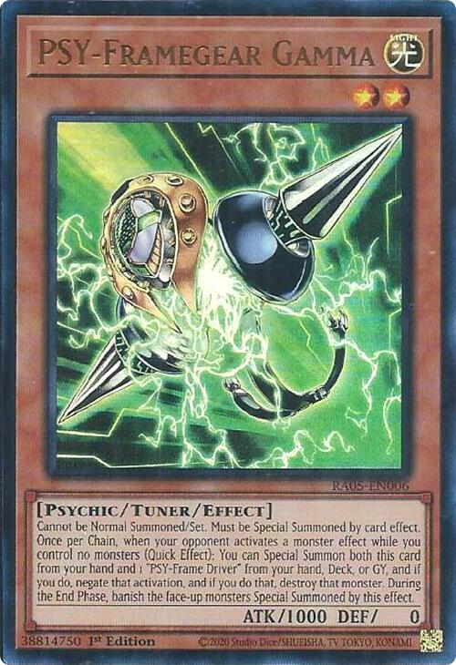 PSY-Framegear Gamma (Ultra Rare) [RA05-EN006] Ultra Rare | Exor Games Bridgewater