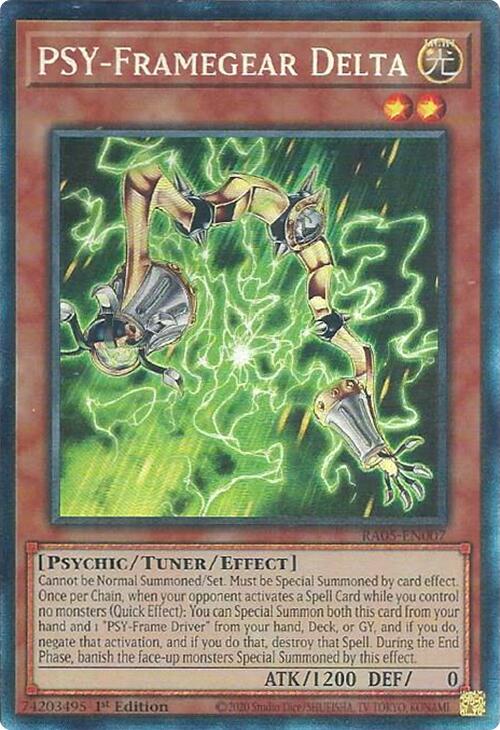 PSY-Framegear Delta (Collector's Rare) [RA05-EN007] Collector's Rare | Exor Games Bridgewater