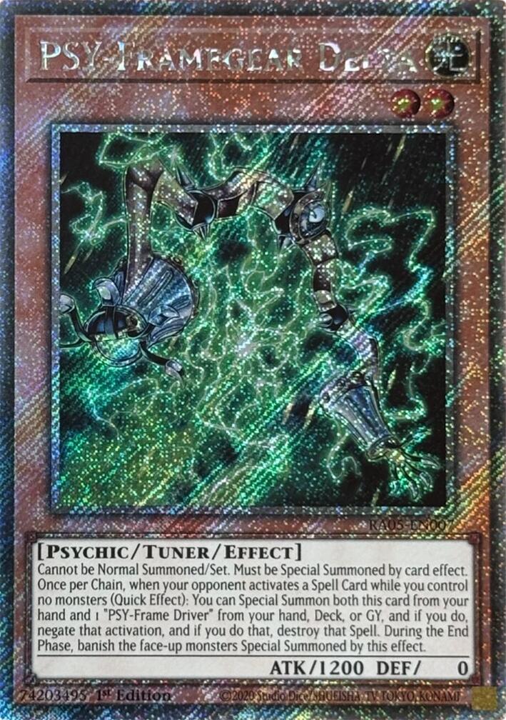 PSY-Framegear Delta (Platinum Secret Rare) [RA05-EN007] Platinum Secret Rare | Exor Games Bridgewater