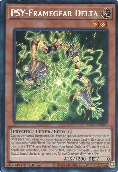 PSY-Framegear Delta (Secret Rare) [RA05-EN007] Secret Rare | Exor Games Bridgewater