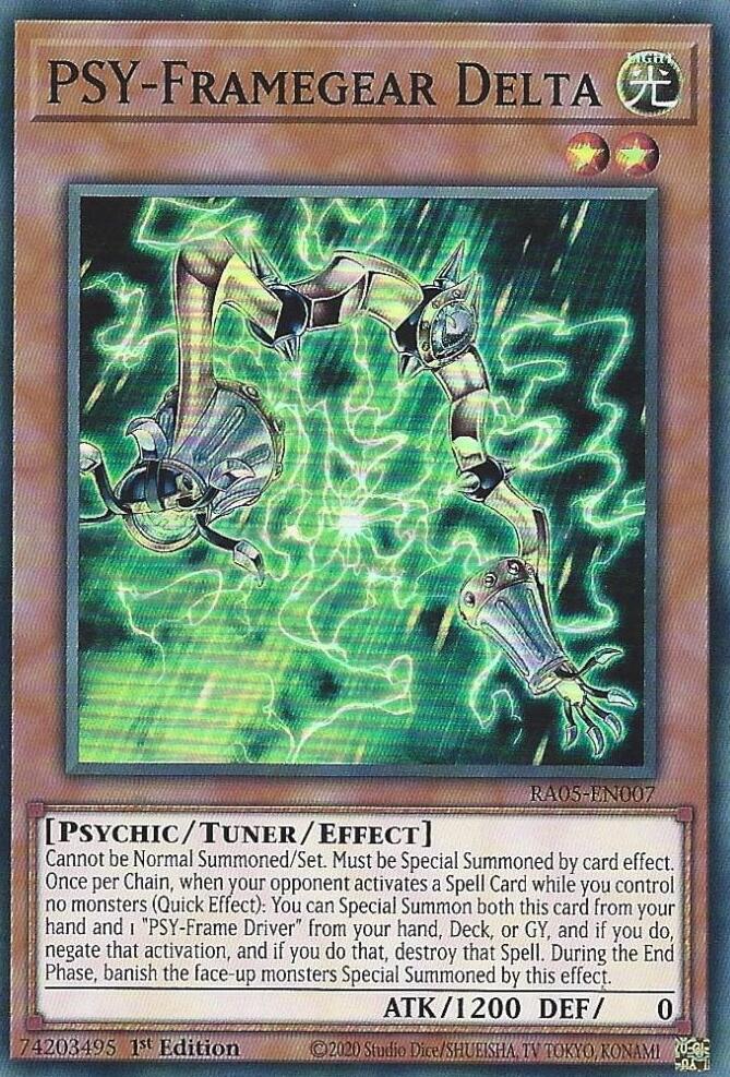 PSY-Framegear Delta [RA05-EN007] Super Rare | Exor Games Bridgewater