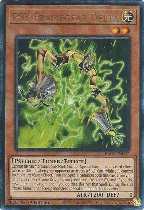 PSY-Framegear Delta (Ultimate Rare) [RA05-EN007] Ultimate Rare | Exor Games Bridgewater