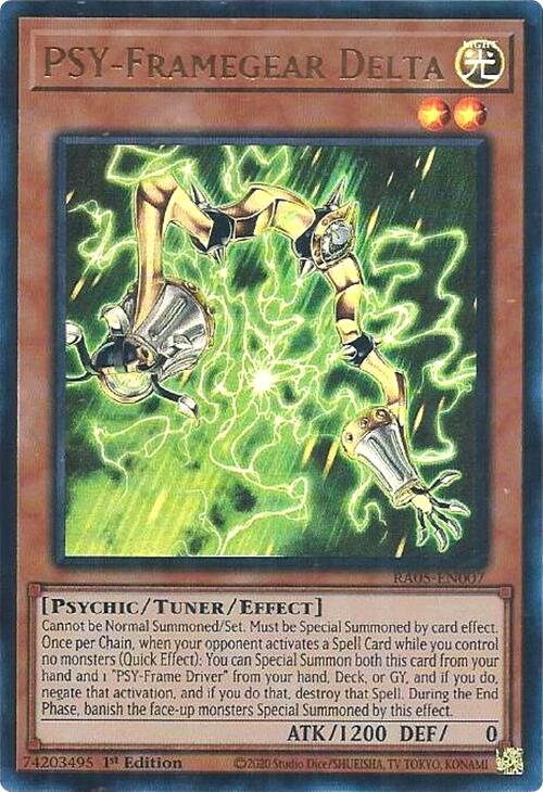 PSY-Framegear Delta (Ultra Rare) [RA05-EN007] Ultra Rare | Exor Games Bridgewater