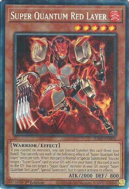 Super Quantum Red Layer (Collector's Rare) [RA05-EN008] Collector's Rare | Exor Games Bridgewater