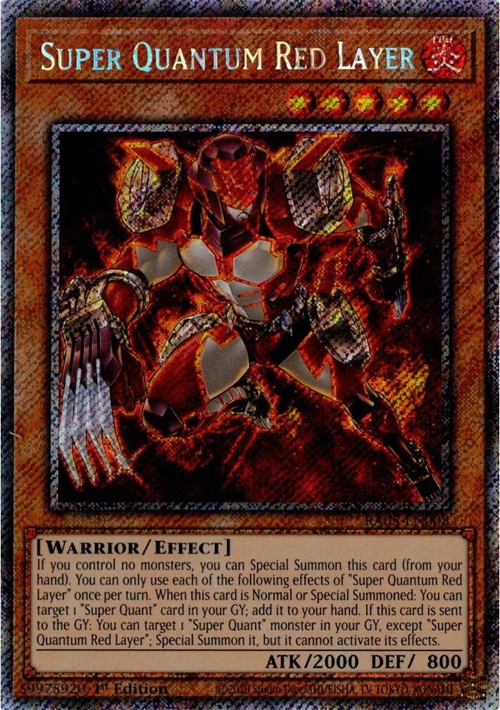 Super Quantum Red Layer (Platinum Secret Rare) [RA05-EN008] Platinum Secret Rare | Exor Games Bridgewater
