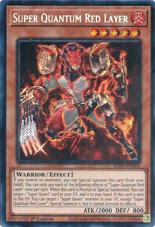Super Quantum Red Layer (Secret Rare) [RA05-EN008] Secret Rare | Exor Games Bridgewater