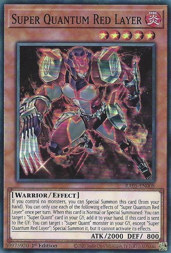 Super Quantum Red Layer [RA05-EN008] Super Rare | Exor Games Bridgewater
