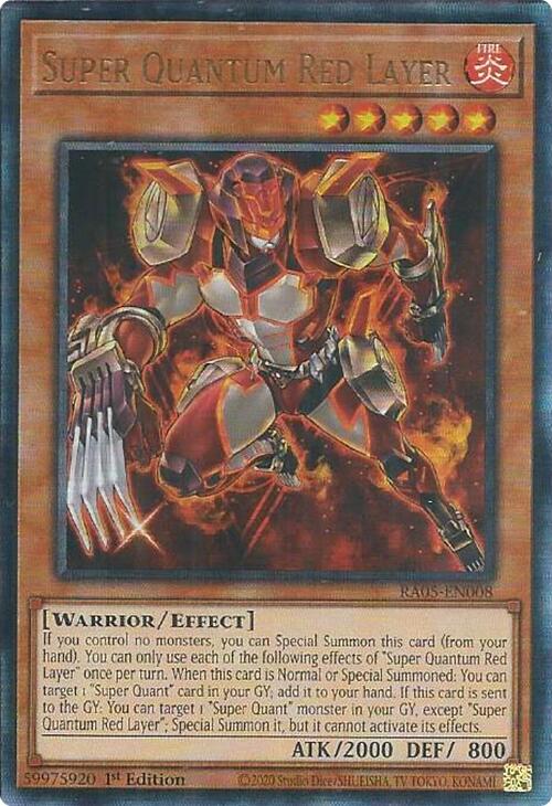 Super Quantum Red Layer (Ultimate Rare) [RA05-EN008] Ultimate Rare | Exor Games Bridgewater