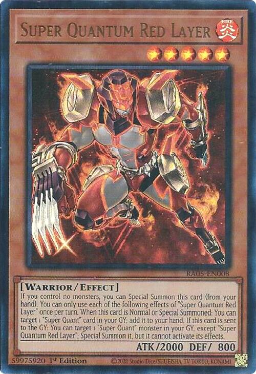 Super Quantum Red Layer (Ultra Rare) [RA05-EN008] Ultra Rare | Exor Games Bridgewater
