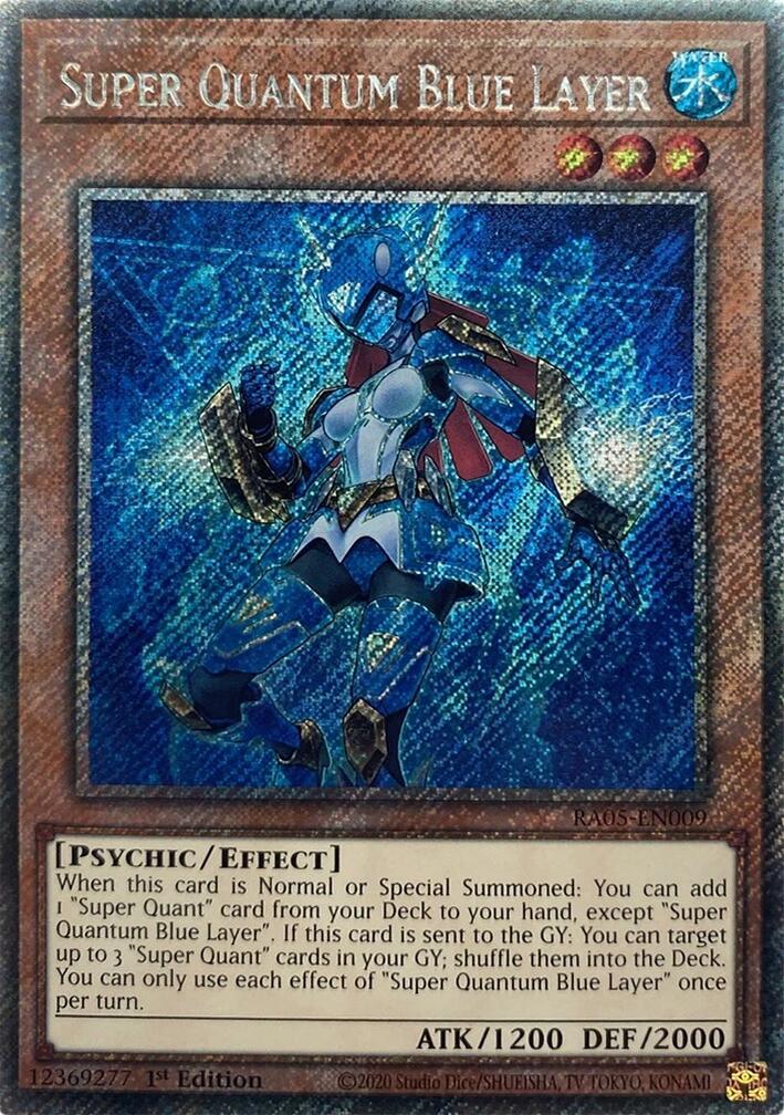 Super Quantum Blue Layer (Platinum Secret Rare) [RA05-EN009] Platinum Secret Rare | Exor Games Bridgewater