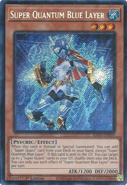 Super Quantum Blue Layer (Secret Rare) [RA05-EN009] Secret Rare | Exor Games Bridgewater
