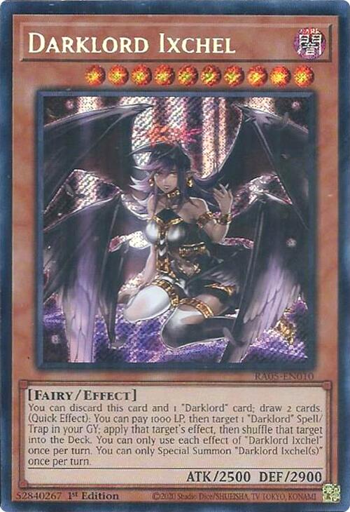 Darklord Ixchel (Secret Rare) [RA05-EN010] Secret Rare | Exor Games Bridgewater