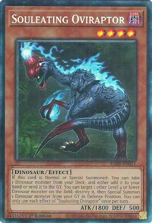 Souleating Oviraptor (Collector's Rare) [RA05-EN011] Collector's Rare | Exor Games Bridgewater
