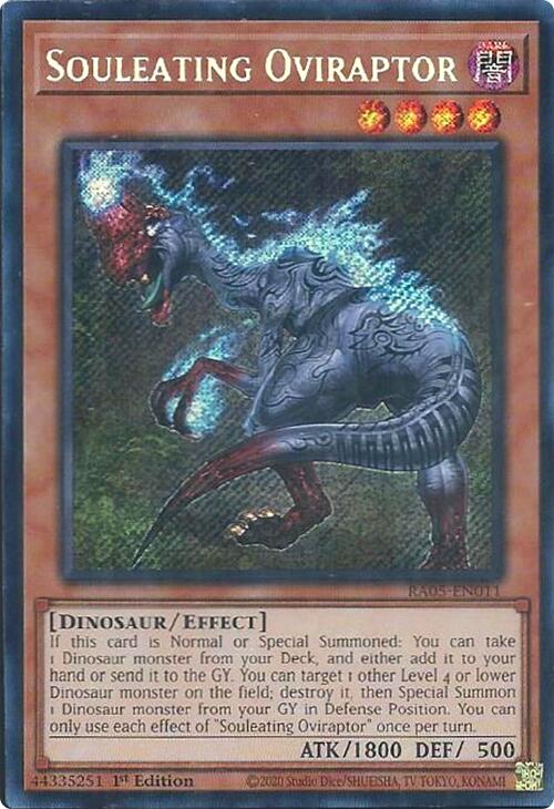 Souleating Oviraptor (Secret Rare) [RA05-EN011] Secret Rare | Exor Games Bridgewater