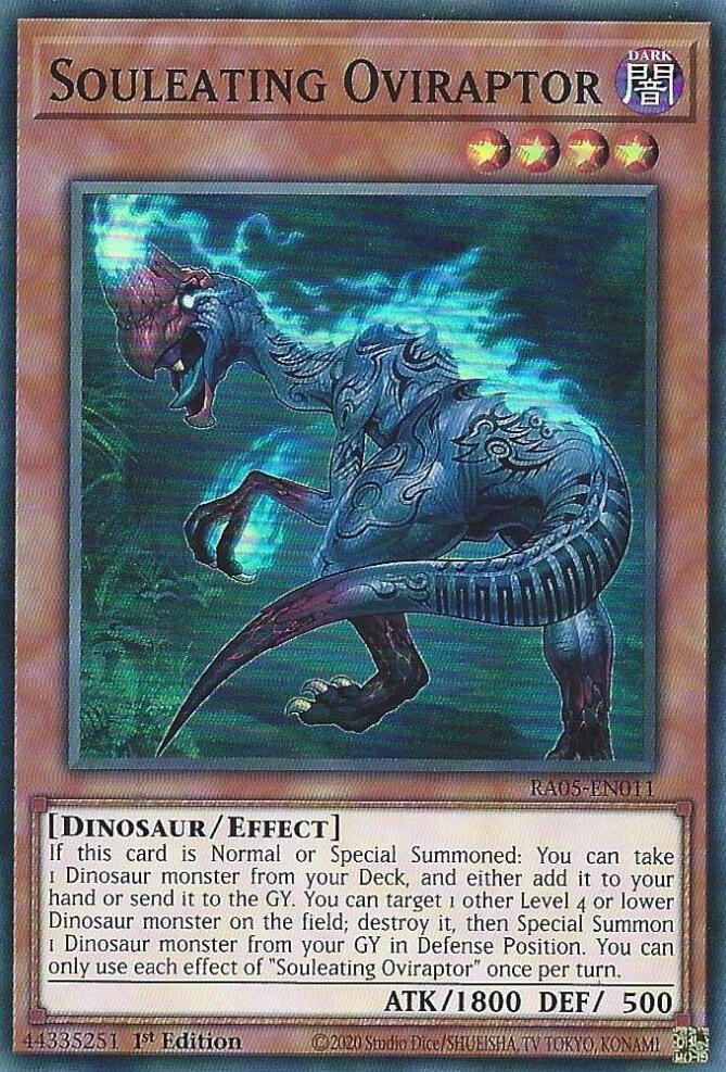 Souleating Oviraptor [RA05-EN011] Super Rare | Exor Games Bridgewater
