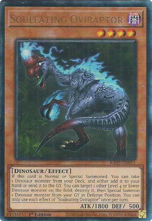 Souleating Oviraptor (Ultimate Rare) [RA05-EN011] Ultimate Rare | Exor Games Bridgewater