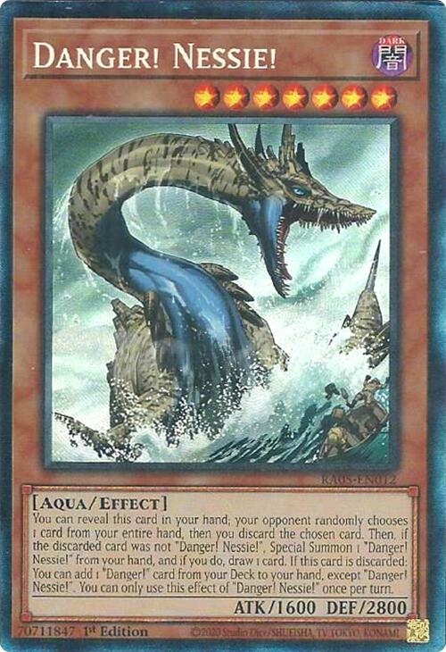 Danger! Nessie! (Collector's Rare) [RA05-EN012] Collector's Rare | Exor Games Bridgewater