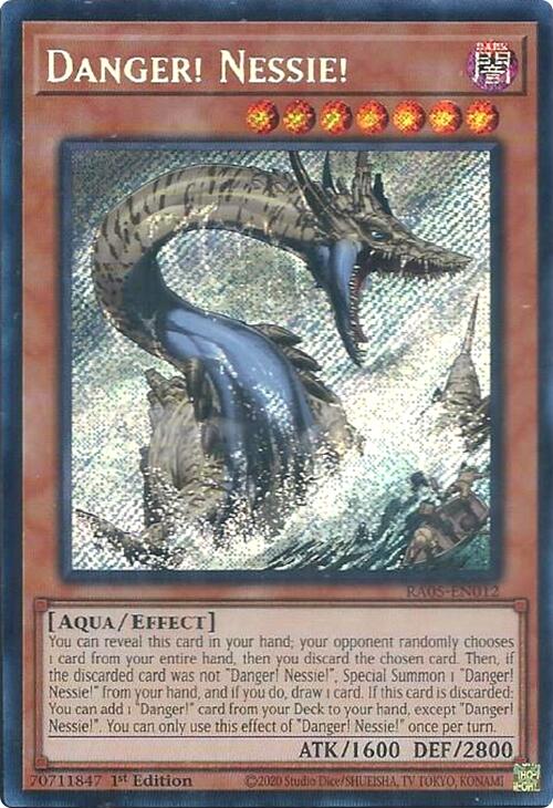 Danger! Nessie! (Secret Rare) [RA05-EN012] Secret Rare | Exor Games Bridgewater