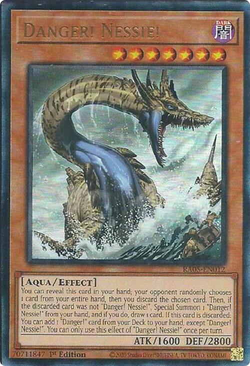 Danger! Nessie! (Ultimate Rare) [RA05-EN012] Ultimate Rare | Exor Games Bridgewater