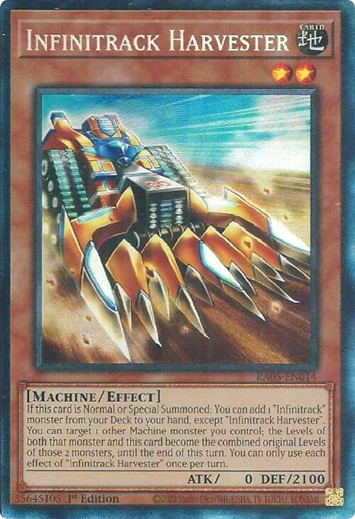 Infinitrack Harvester (Collector's Rare) [RA05-EN014] Collector's Rare | Exor Games Bridgewater