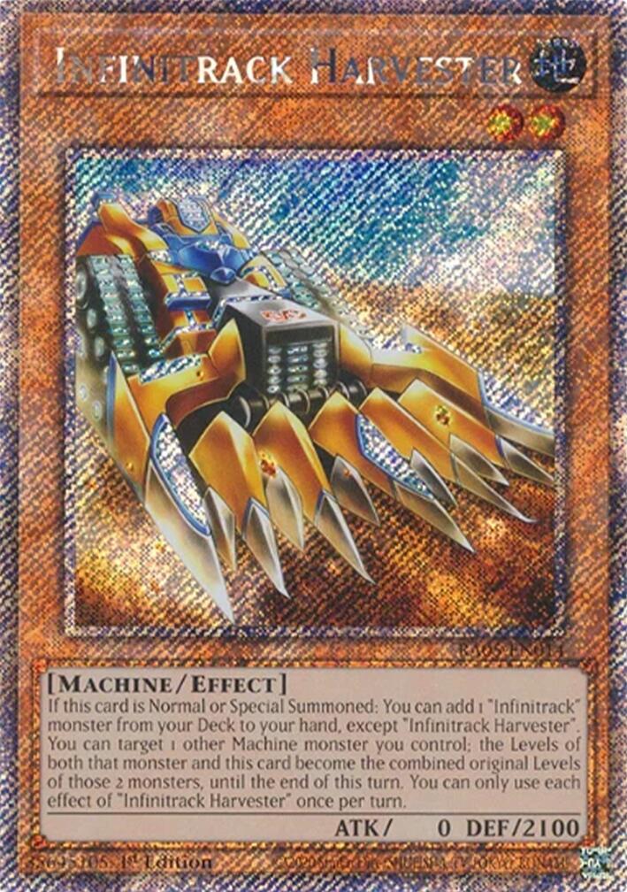 Infinitrack Harvester (Platinum Secret Rare) [RA05-EN014] Platinum Secret Rare | Exor Games Bridgewater