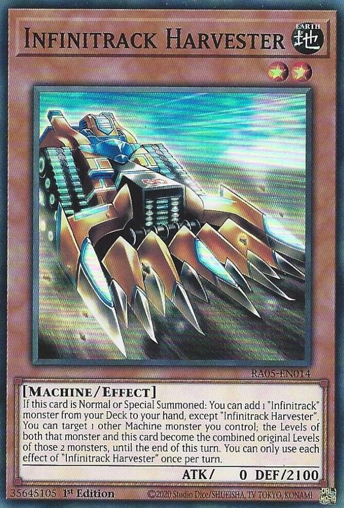 Infinitrack Harvester [RA05-EN014] Super Rare | Exor Games Bridgewater