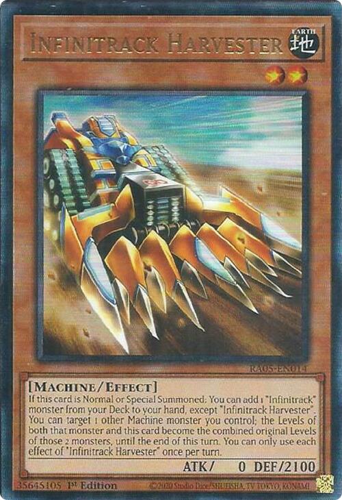 Infinitrack Harvester (Ultimate Rare) [RA05-EN014] Ultimate Rare | Exor Games Bridgewater