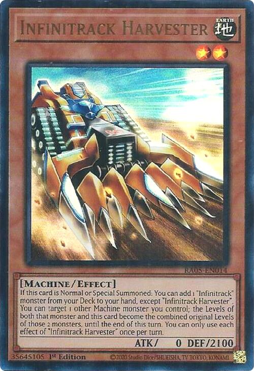 Infinitrack Harvester (Ultra Rare) [RA05-EN014] Ultra Rare | Exor Games Bridgewater