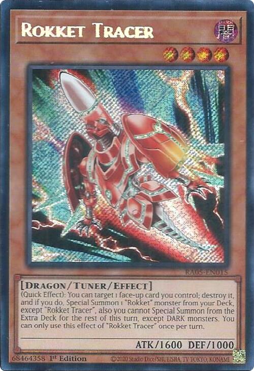Rokket Tracer (Secret Rare) [RA05-EN015] Secret Rare | Exor Games Bridgewater